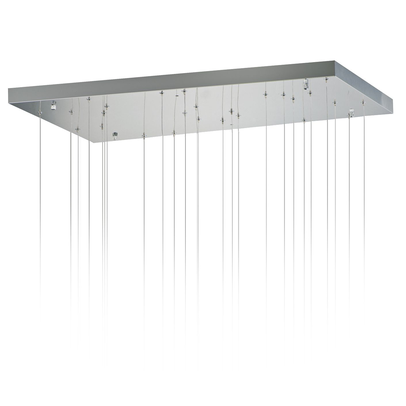 ET2 Rinkle 35 1/2" Wide Polished Chrome 13-Light LED Pendant