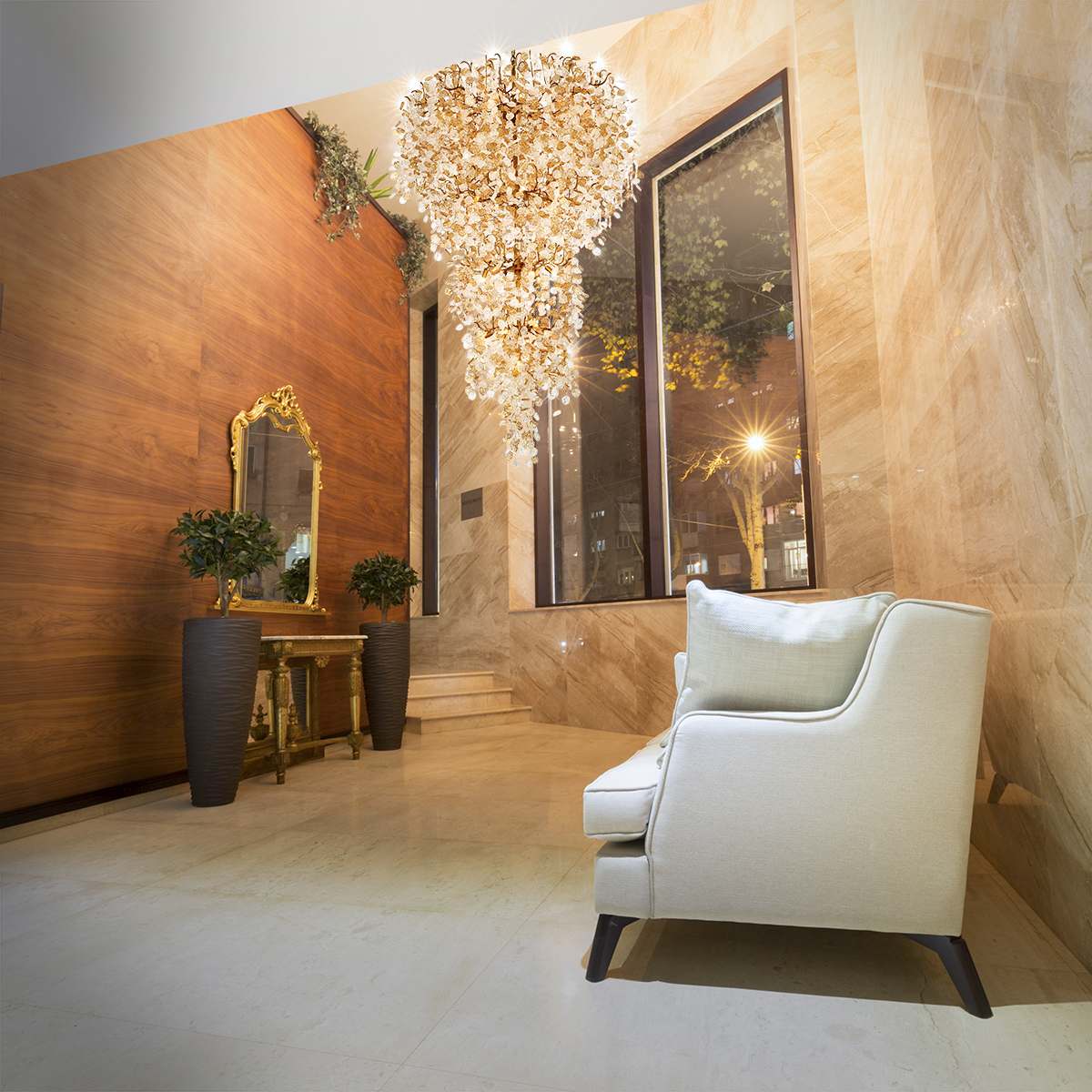 Campobasso 33 Light 47" Wide Abstract Chandelier