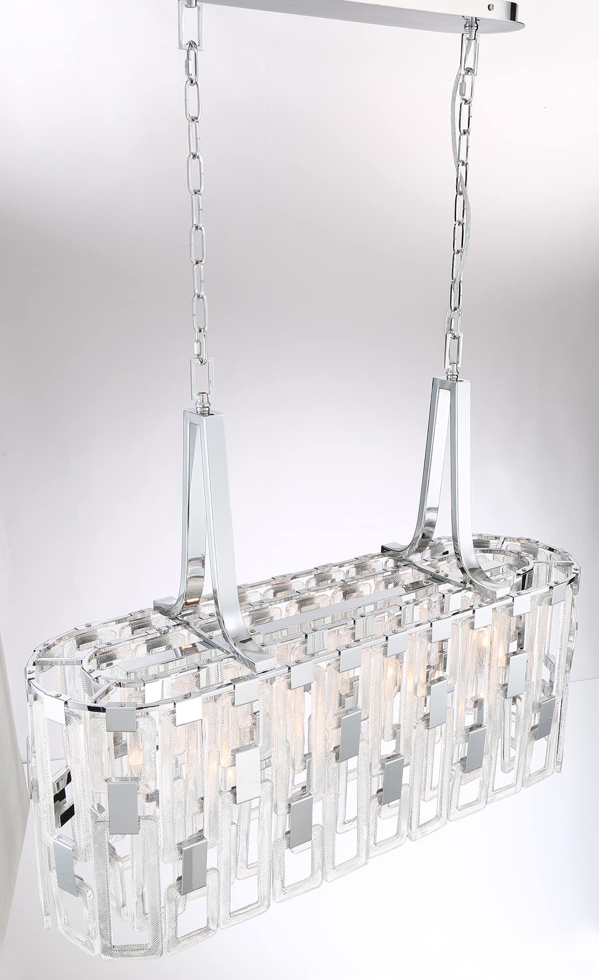 Viviana 7 Light 37" Wide Linear Chandelier