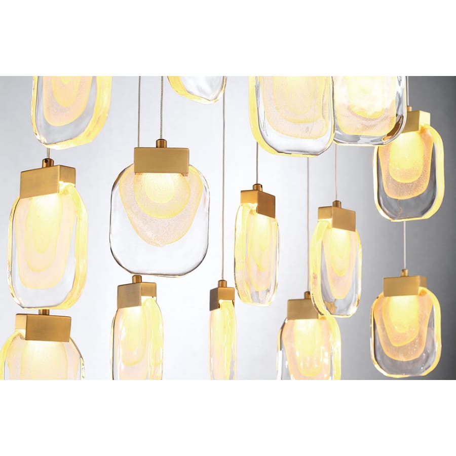 Eurofase Lighting Paget 31 Light 39" Wide LED Multi Light Pendant