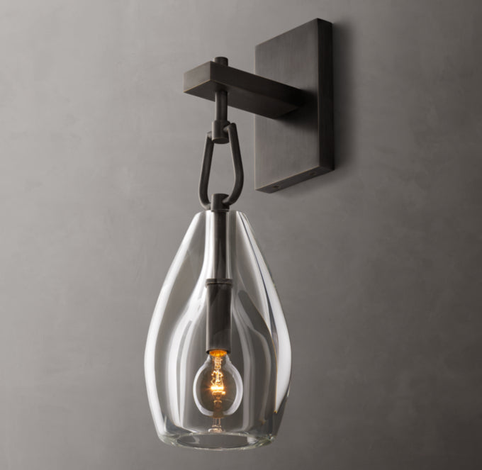 Botanical Fluted Wall Sconce