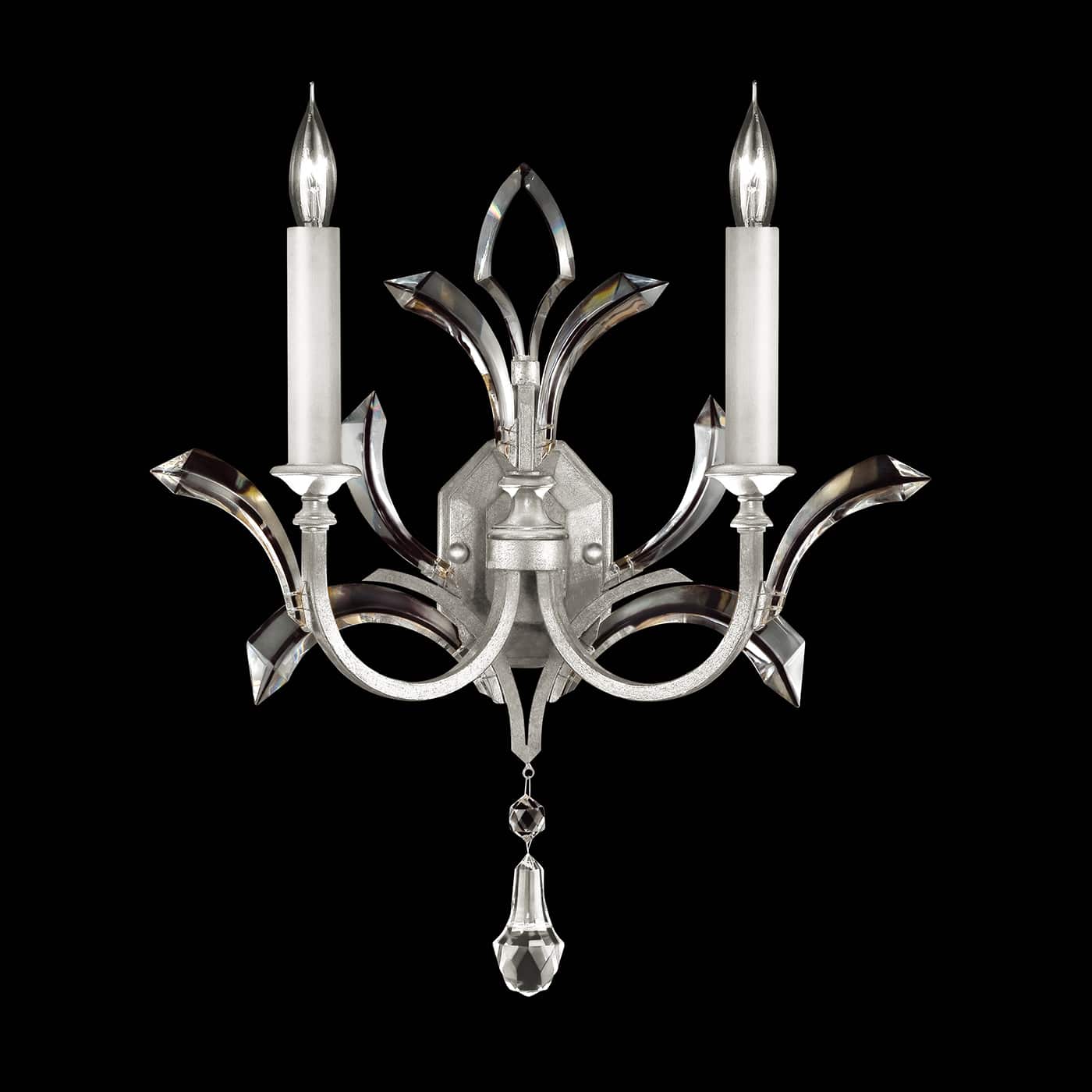 Beveled Arcs 2 Light 22" Tall Wall Sconce