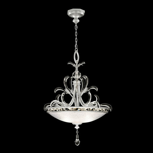 Beveled Arcs 3 Light 32" Wide Crystal Pendant