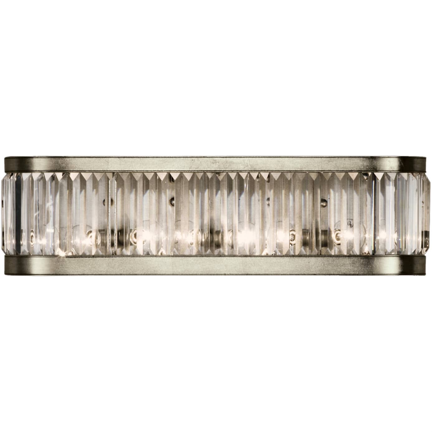 Crystal Enchantment Four-Light Wall Sconce with Multi-Faceted Crystal Panels