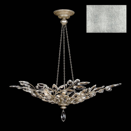 Crystal Laurel 6 Light 47" Wide Crystal Chandelier