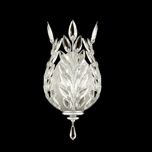 Crystal Laurel 17" Tall Wall Sconce