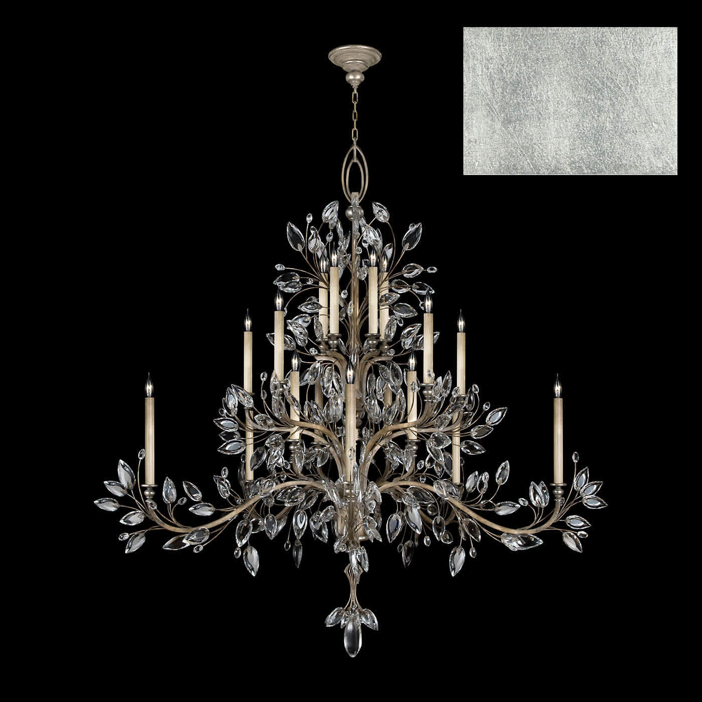 Crystal Laurel 20 Light 75" Wide Crystal Chandelier