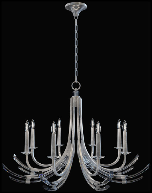 Trevi 8 Light 40" Wide Crystal Abstract Chandelier