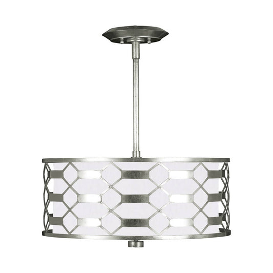 Allegretto 3 Light 24" Wide Drum Chandelier