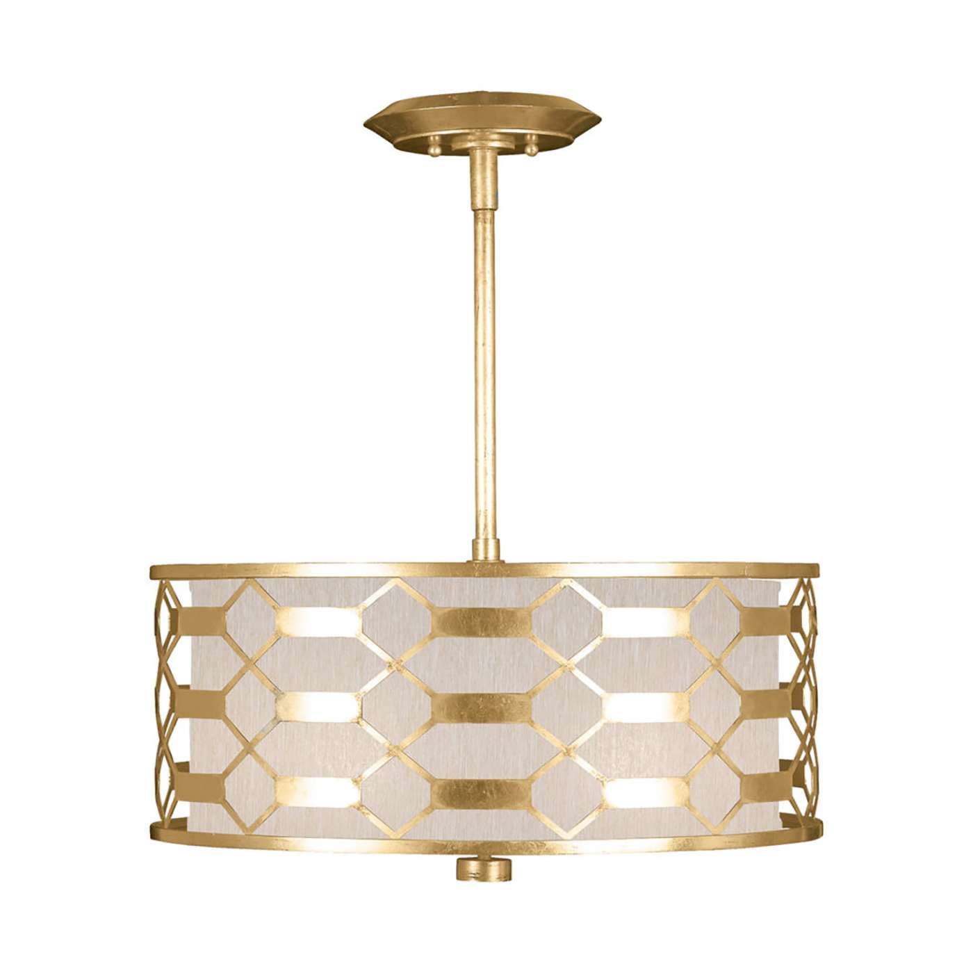 Allegretto 3 Light 24" Wide Drum Chandelier