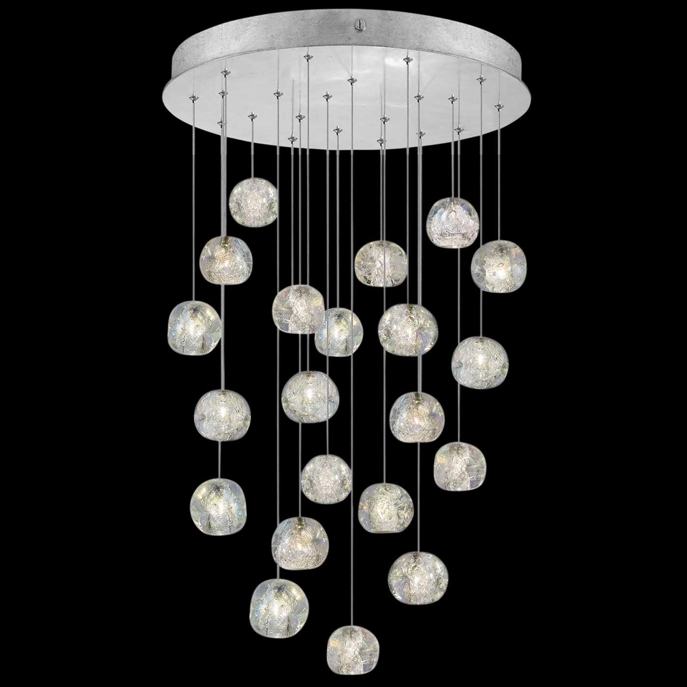 Natural Inspirations 22 Light 24" Wide LED Crystal Multi Light Pendant