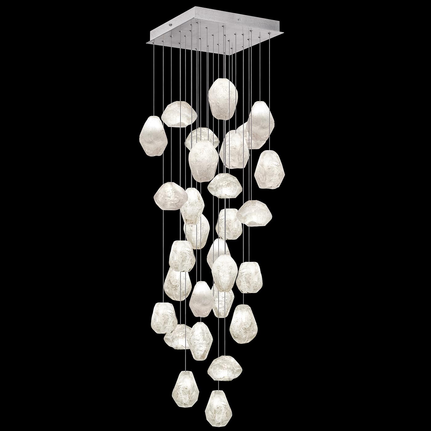 Natural Inspirations 30 Light 30" Wide LED Crystal Multi Light Pendant