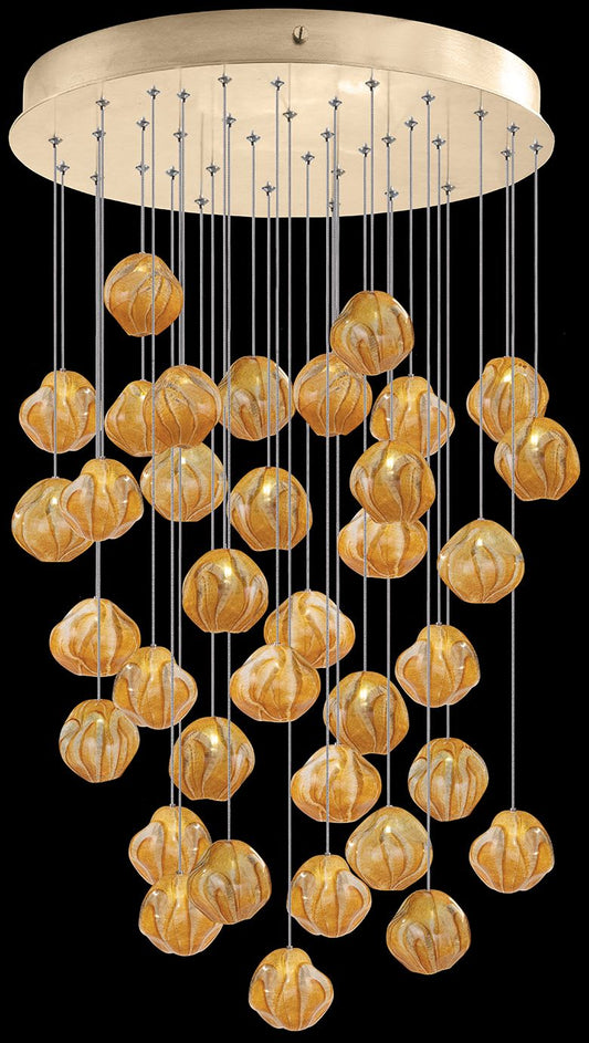 Vesta 36 Light 34" Wide LED Abstract Multi Light Pendant