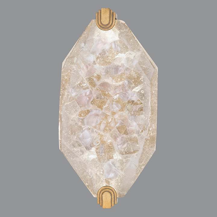 LED Wall Sconce in Gold Leaf Finish from the Allison Paladino Collection