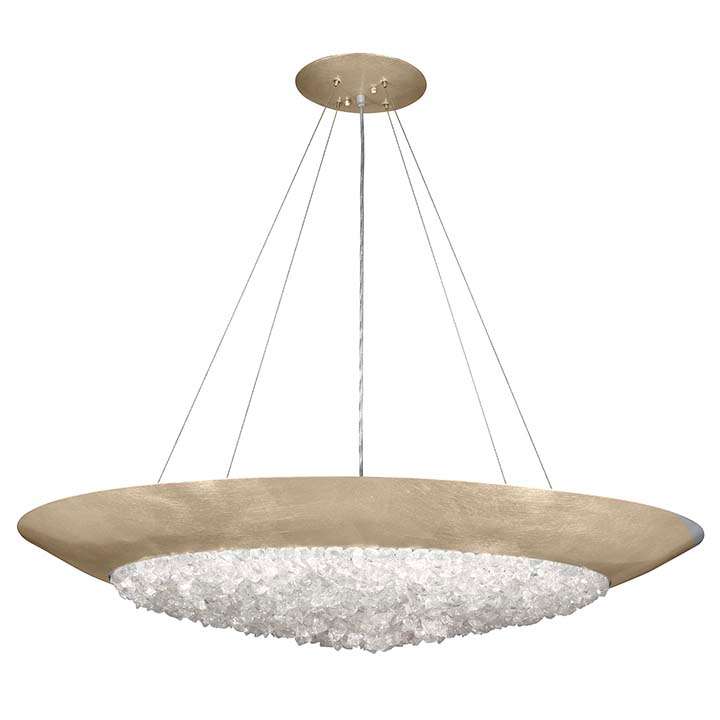 Arctic Halo 3 Light 44" Wide Crystal Pendant