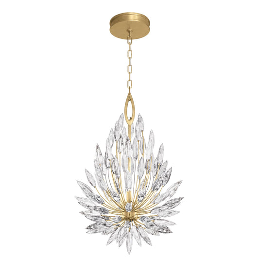 Lily Buds 3 Light 19" Wide Crystal Pendant