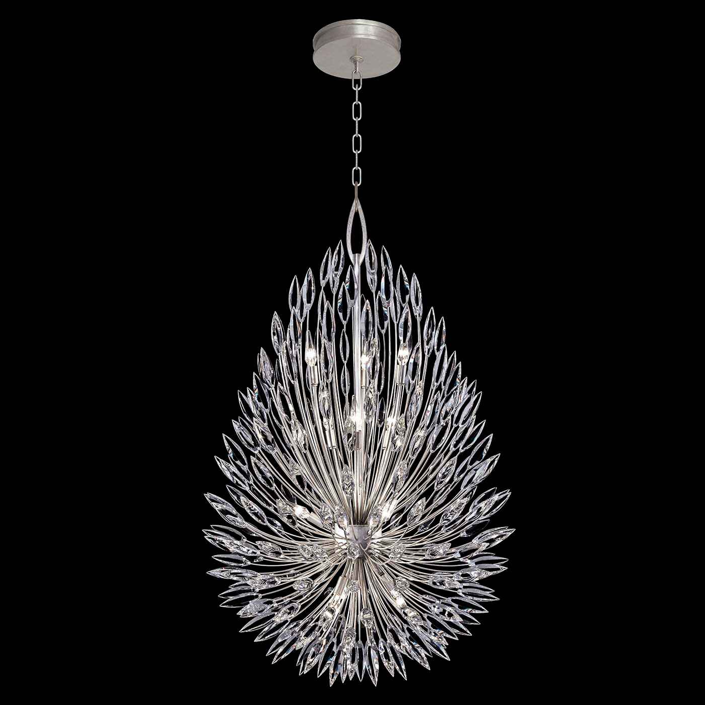 Lily Buds 12 Light 33-1/2" Wide Crystal Chandelier