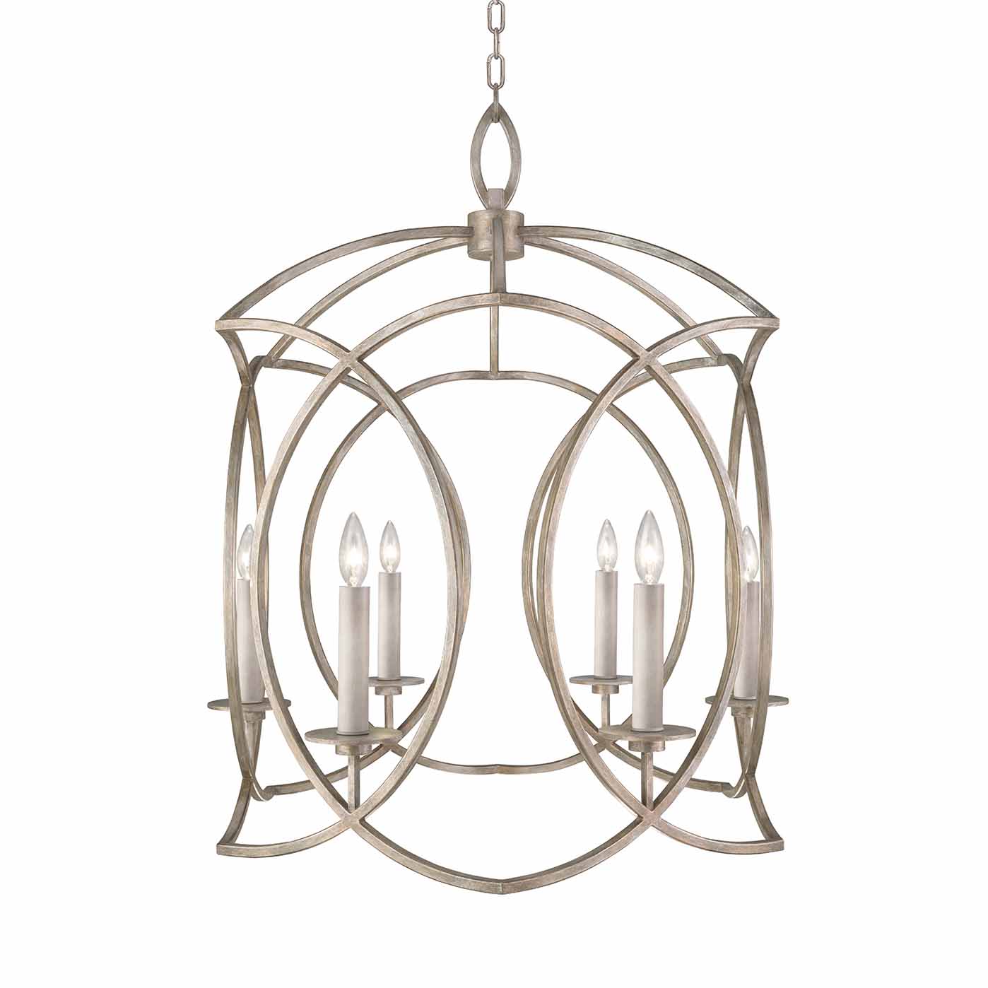 Cienfuegos 6 Light 28-1/2" Wide Taper Candle Chandelier