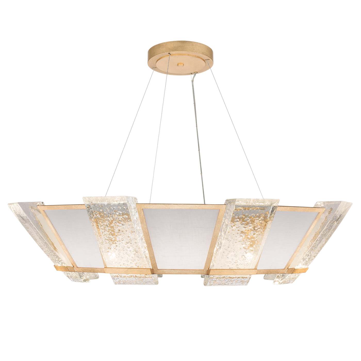 Crownstone 16 Light 38" Wide Drum Chandelier with Linen Shade