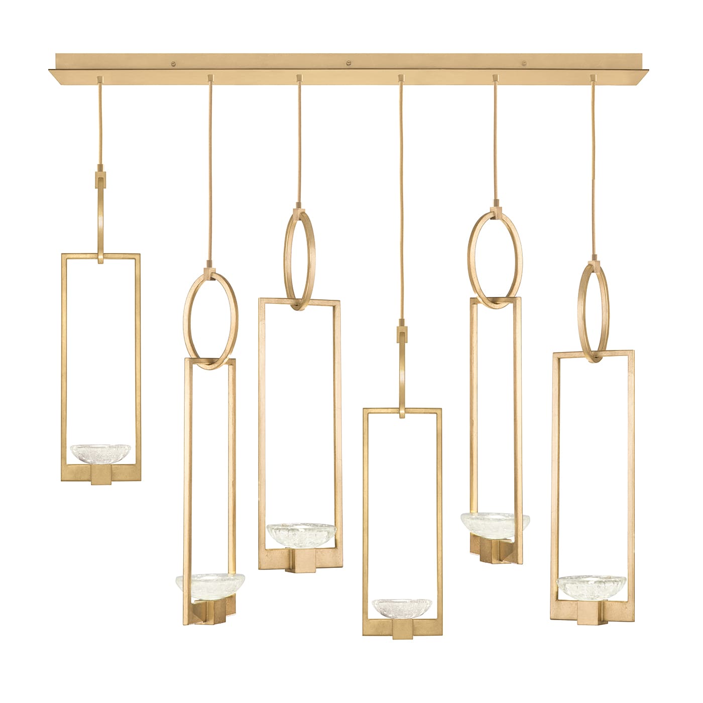 Delphi 6 Light 48" Wide LED Linear Pendant
