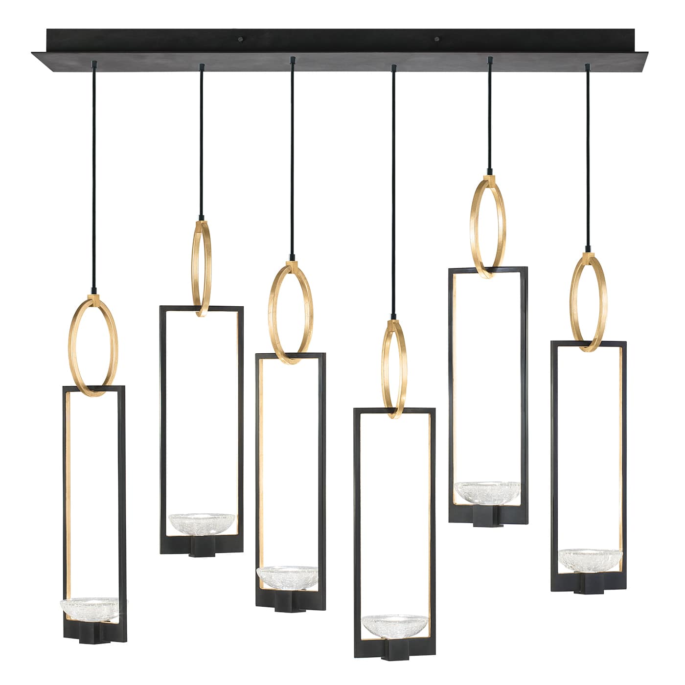 Delphi 6 Light 48" Wide LED Linear Pendant