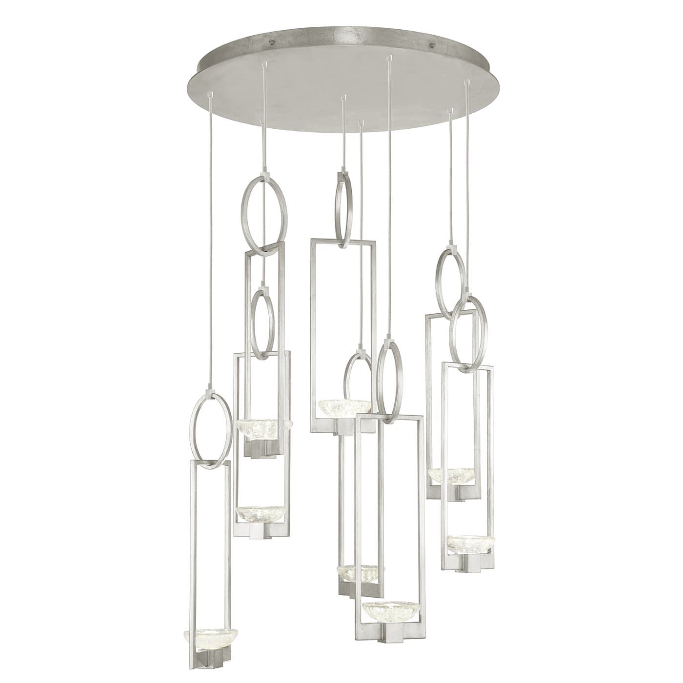 Delphi 8 Light 34" Wide LED Multi Light Pendant