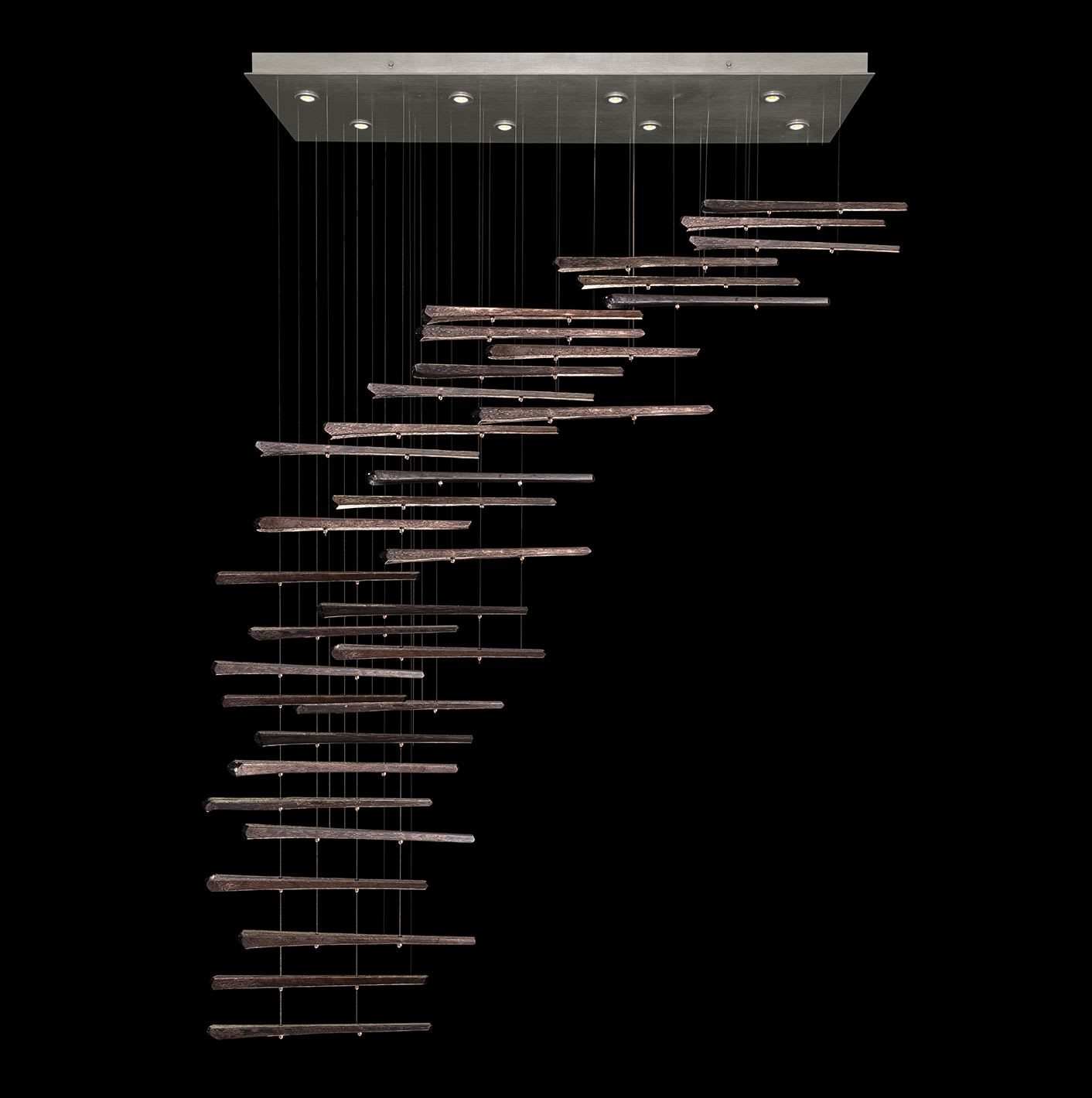 Elevate 8 Light 62" Wide LED Abstract Multi Light Pendant