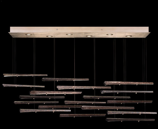 Elevate 8 Light 59" Wide LED Abstract Multi Light Pendant
