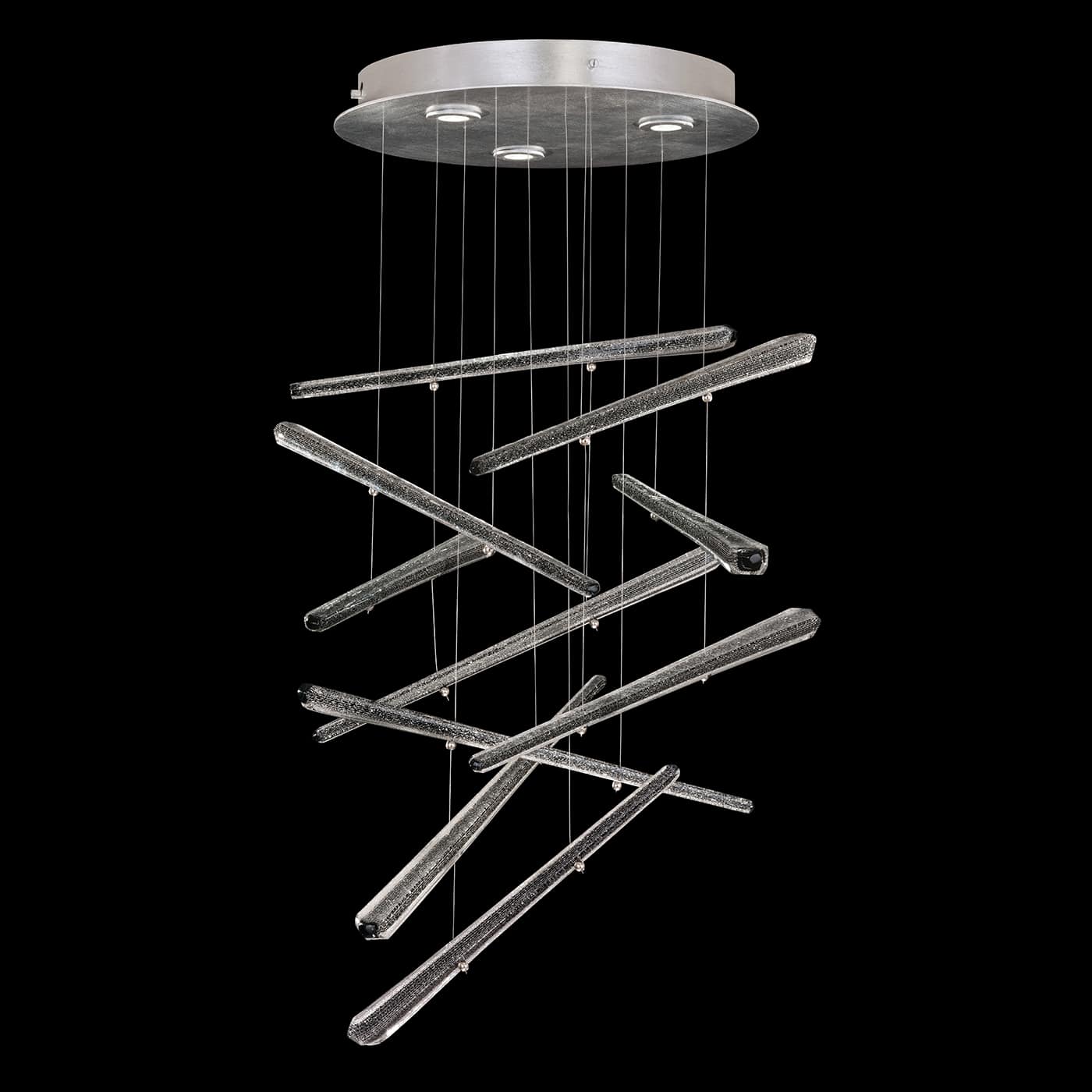 Elevate 3 Light 23" Wide LED Crystal Chandelier