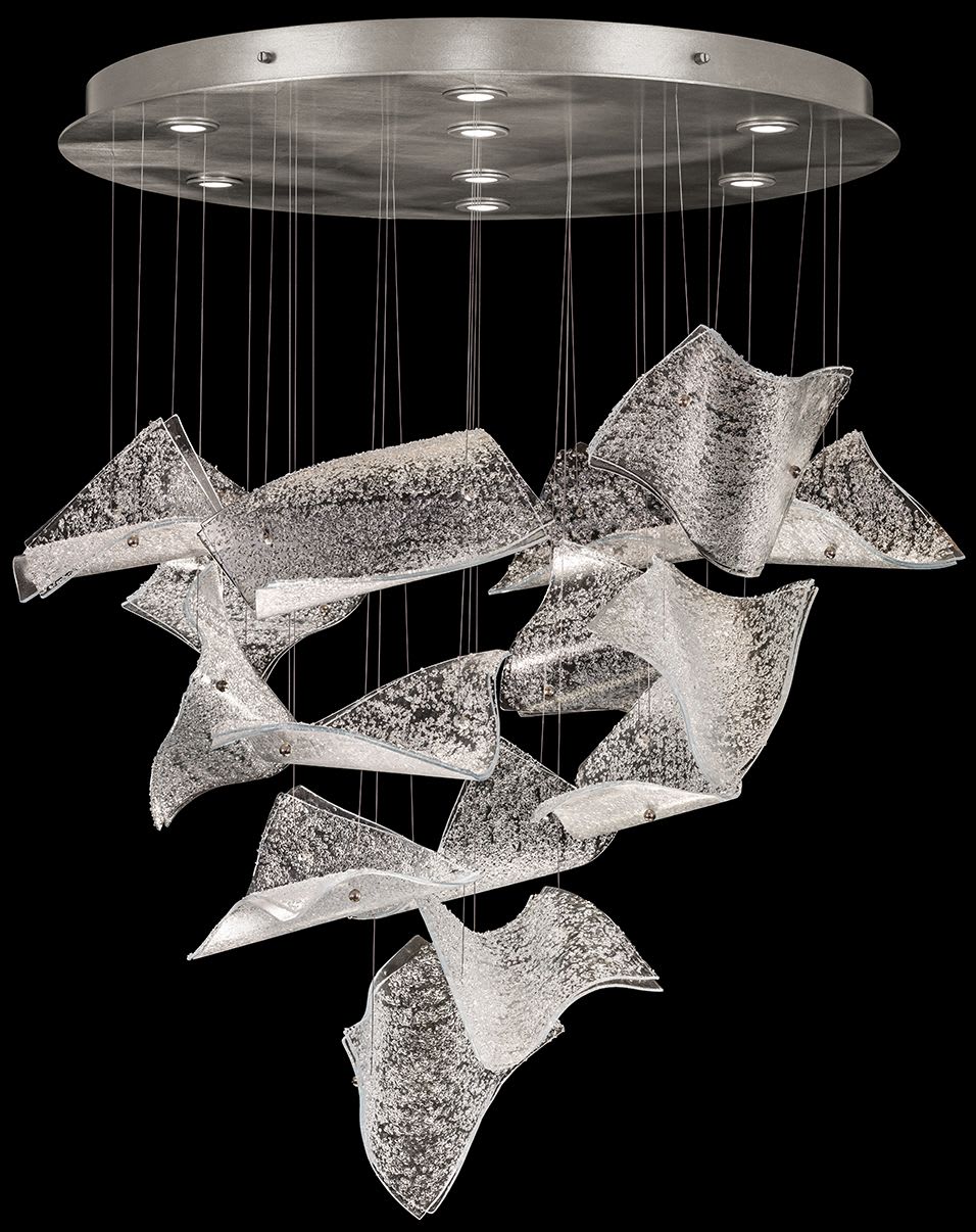 Elevate 8 Light 38" Wide LED Abstract Multi Light Pendant