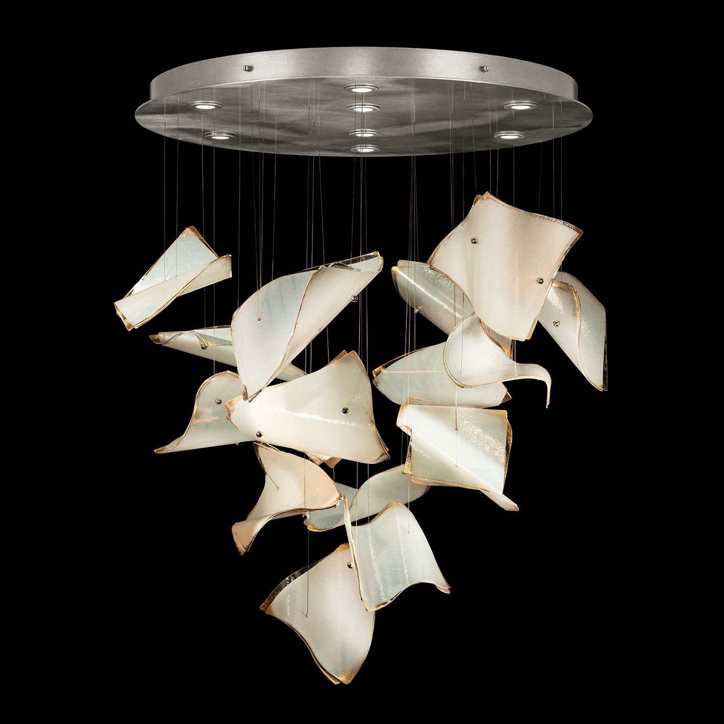 Elevate 8 Light 38" Wide LED Abstract Multi Light Pendant