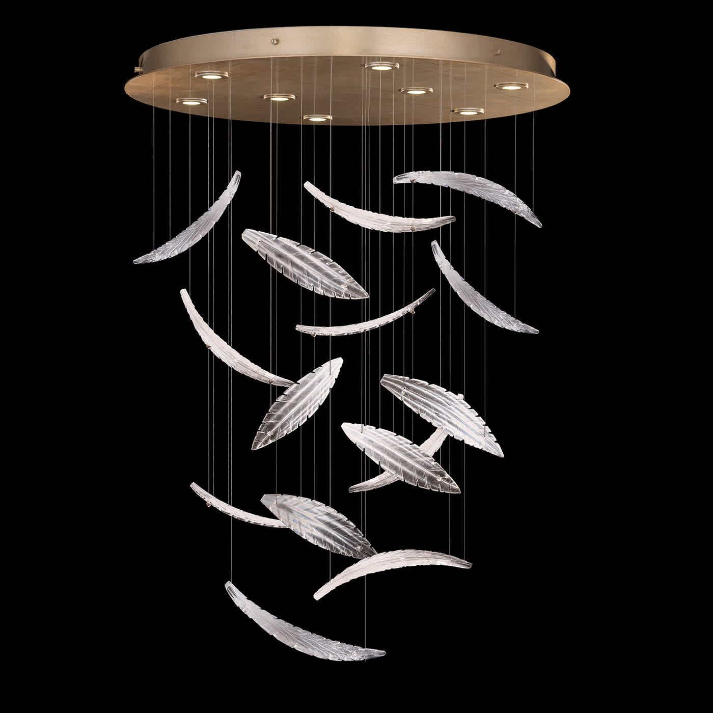Elevate 8 Light 32" Wide LED Crystal Chandelier