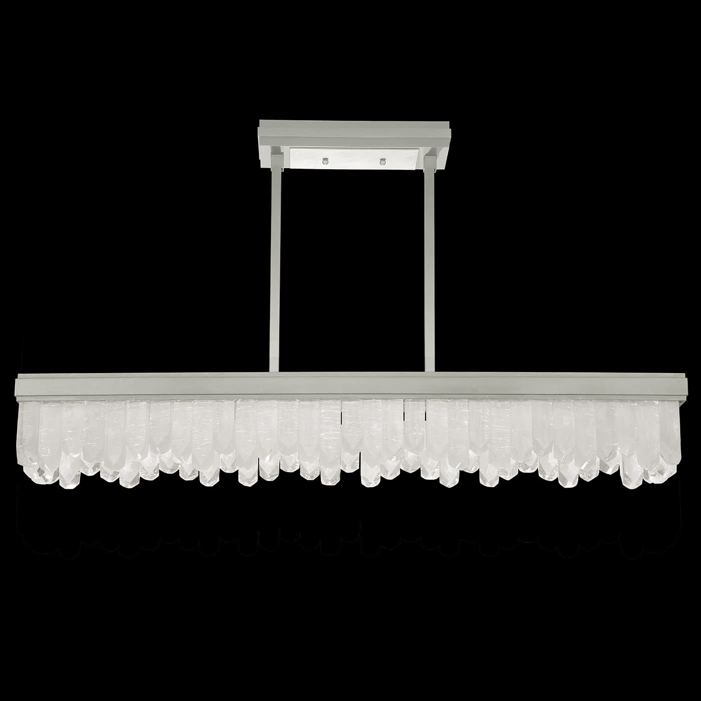 Lior 48" Wide LED Crystal Linear Chandelier