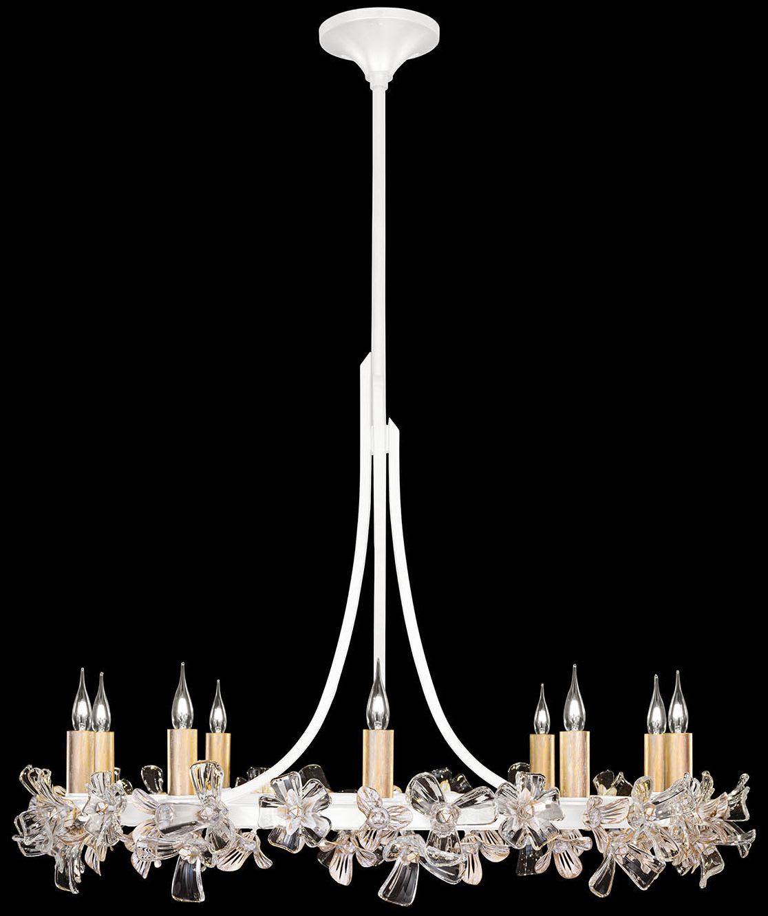 Azu 10 Light 35" Wide Crystal Candle Style Chandelier
