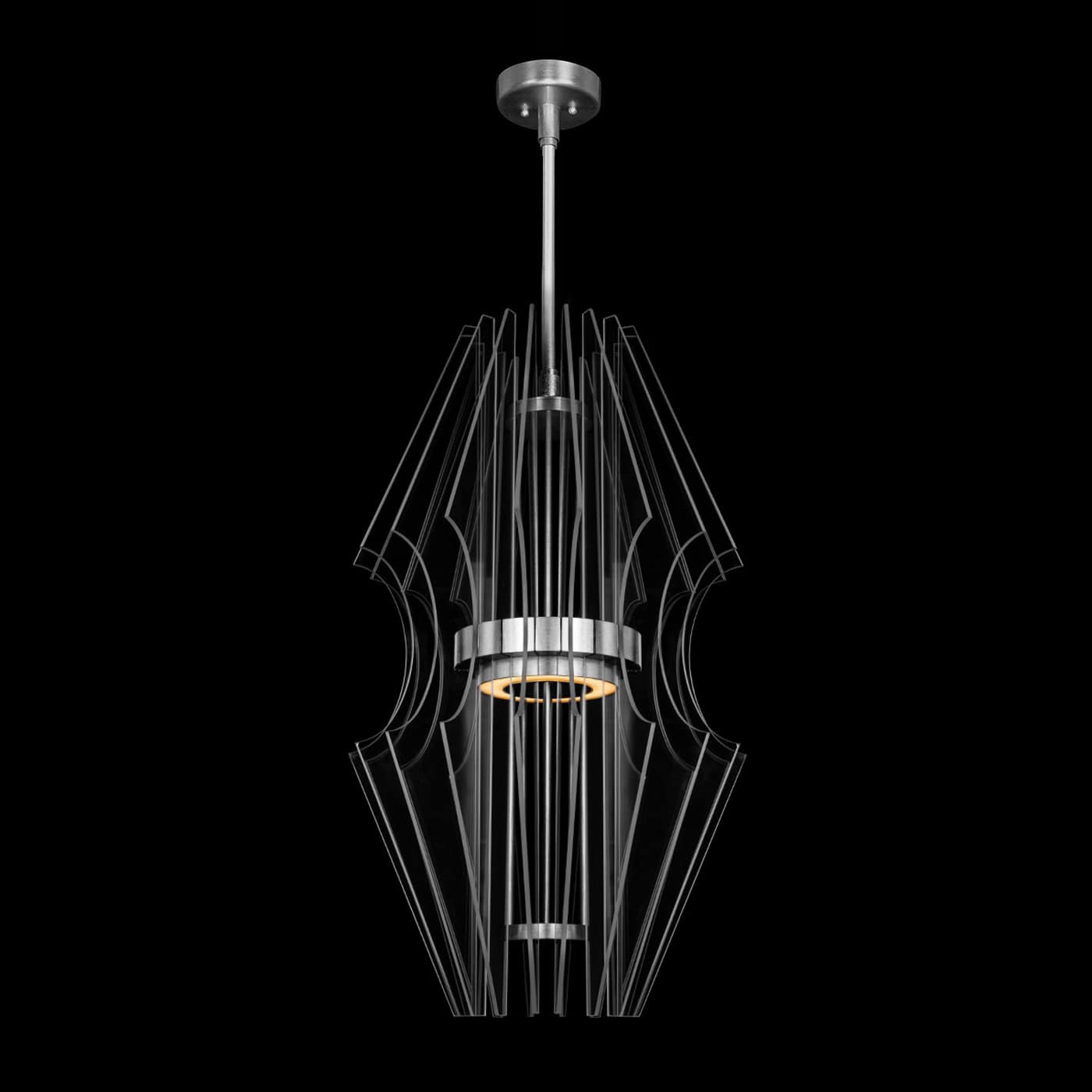 Newton 21" Wide LED Crystal Chandelier