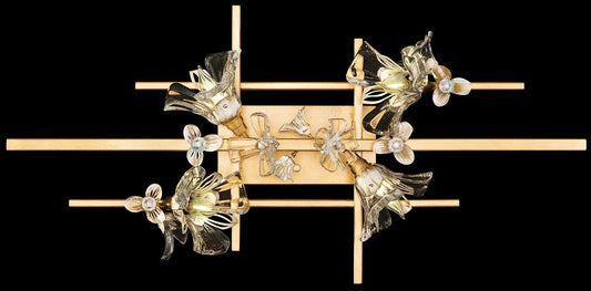 Azu 4 Light 35" Wide Semi-Flush Ceiling Fixture