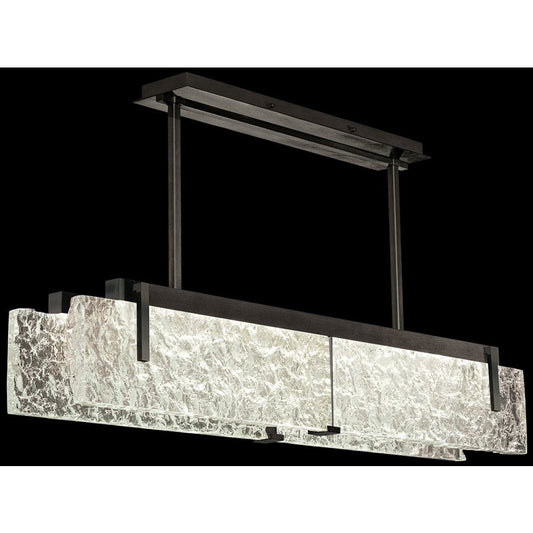 Fine Art Handcrafted Lighting Terra 52" Wide LED Linear Pendant
