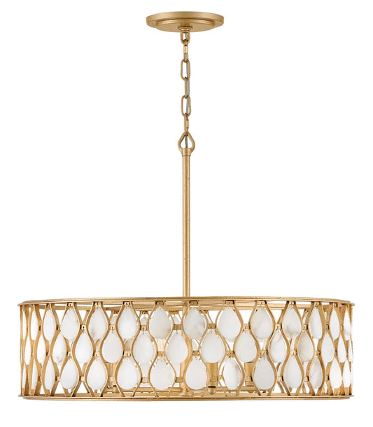 Estie 6 Light 28" Wide Drum Chandelier