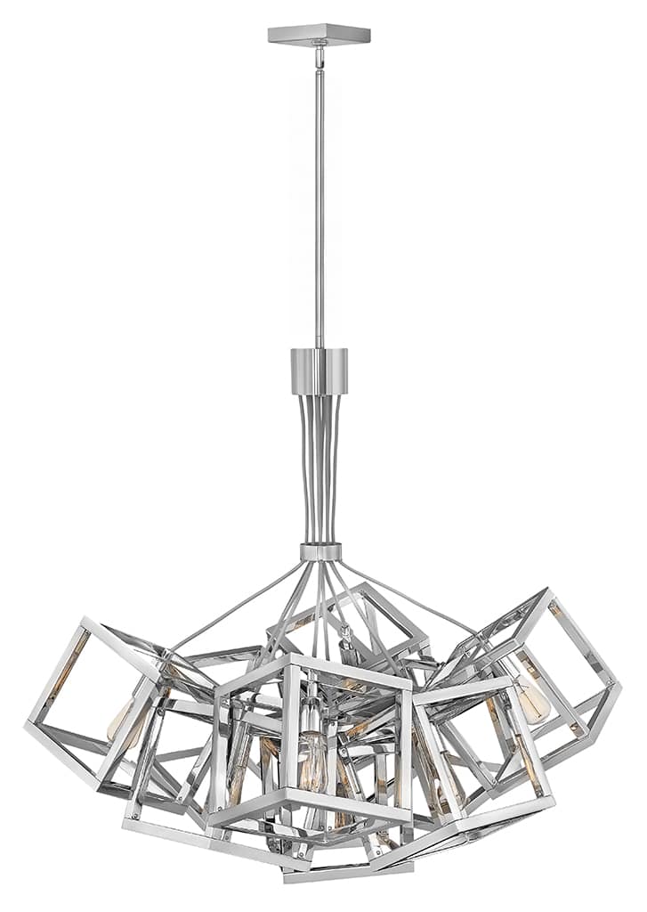 Ensemble 9 Light 36" Wide Abstract Chandelier