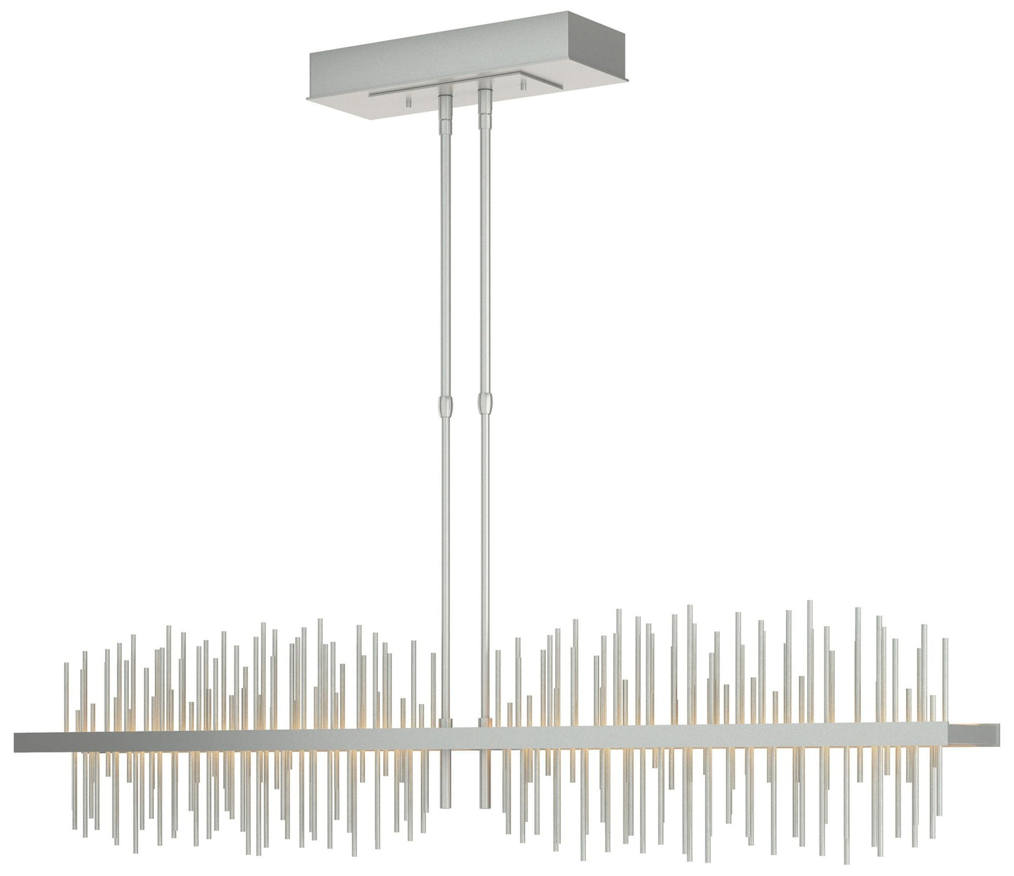 Gossamer 51.9" Vintage Platinum & Vintage Platinum Long LED Pendant