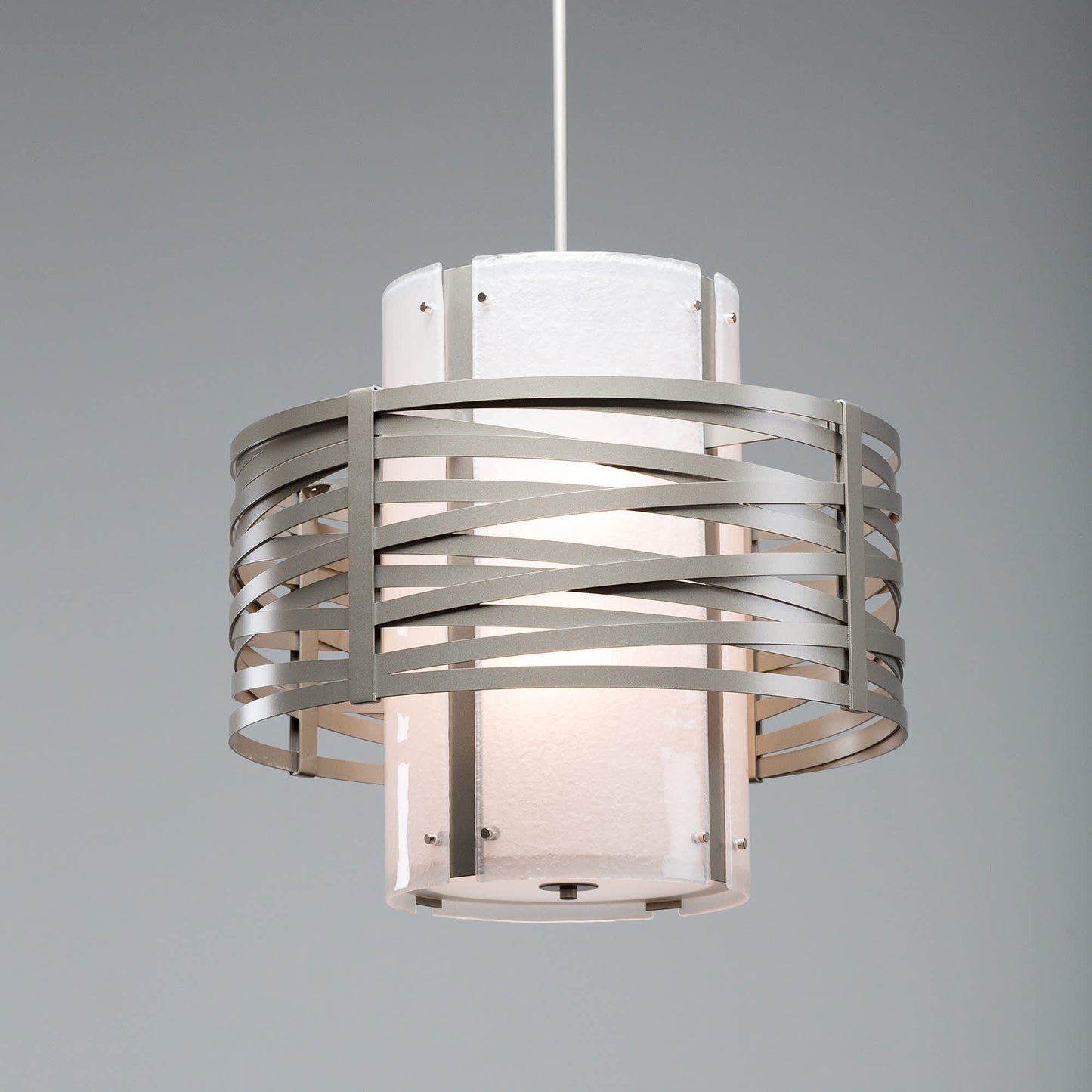 Tempest 4 Light 24" Wide Chandelier - Medium (E26) with Frosted Granite Glass Shade