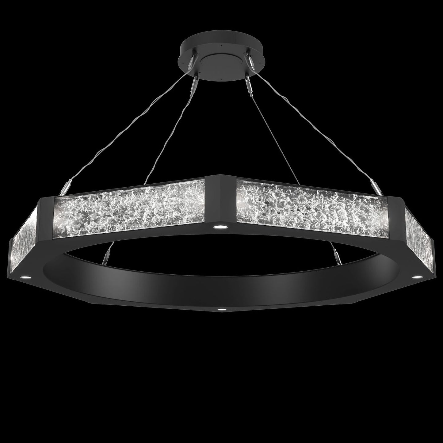 Glacier 20 Light 48" Wide LED Ring Chandelier