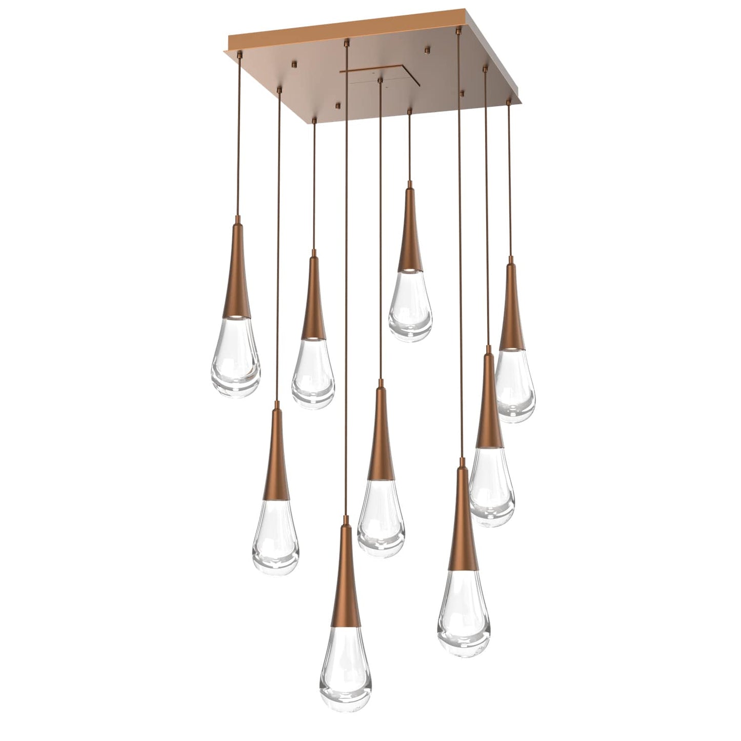 Rain Drop 26" Wide LED Multi Light Pendant