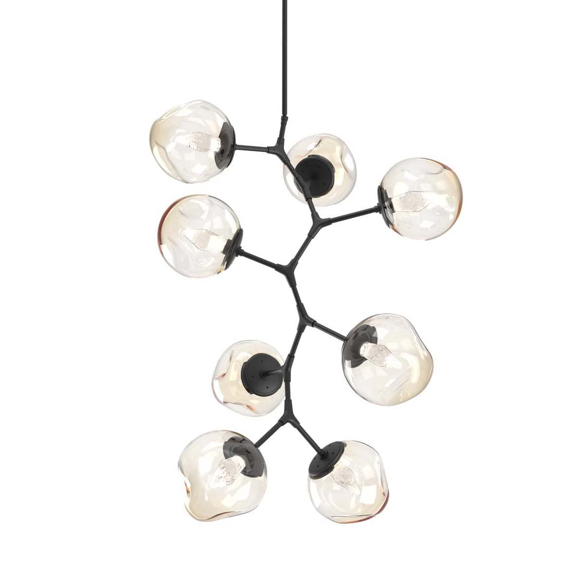 Nebula 8 Light 33" Wide LED Abstract Chandelier - 3000K
