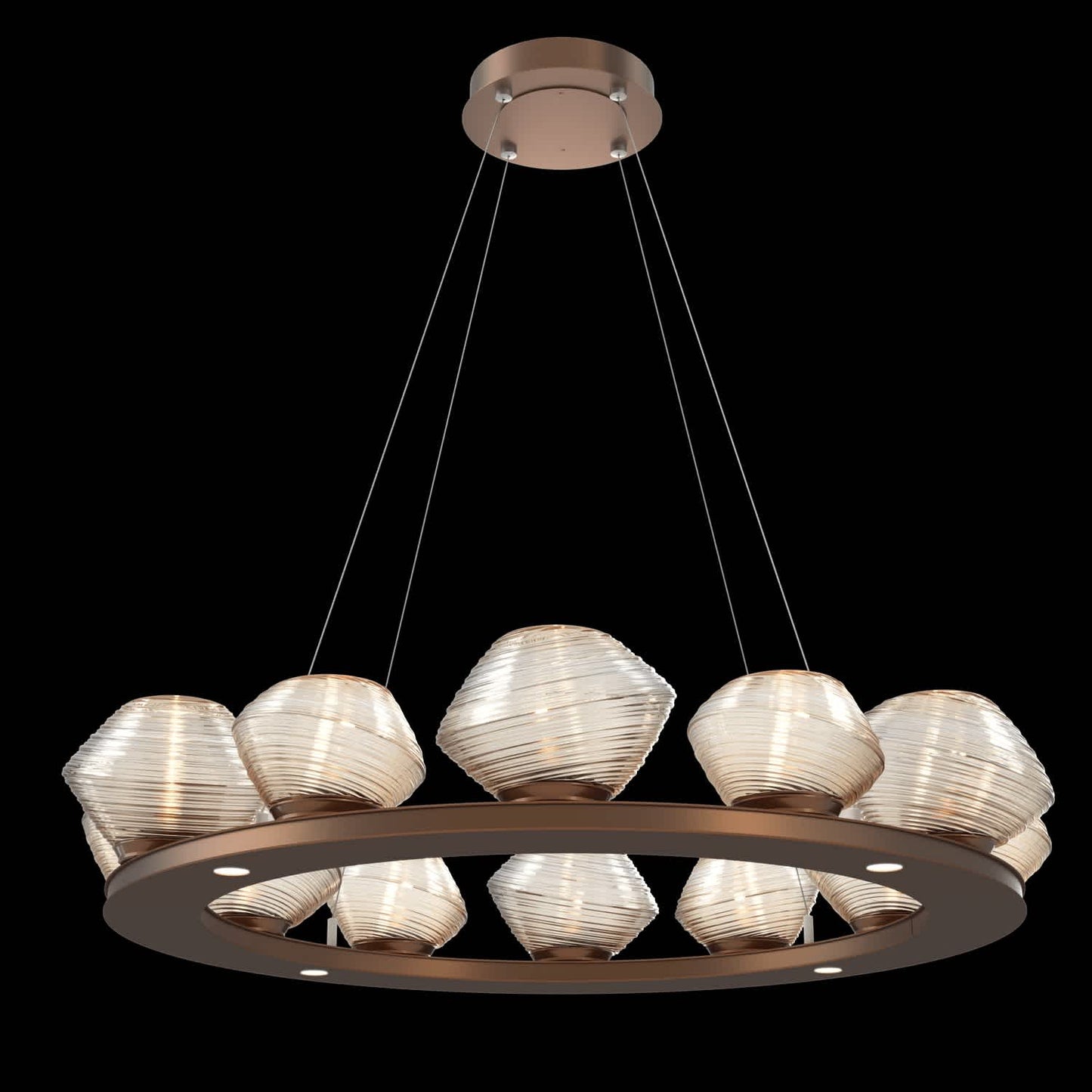 Mesa 16 Light 39" Wide LED Ring Chandelier - 2700K