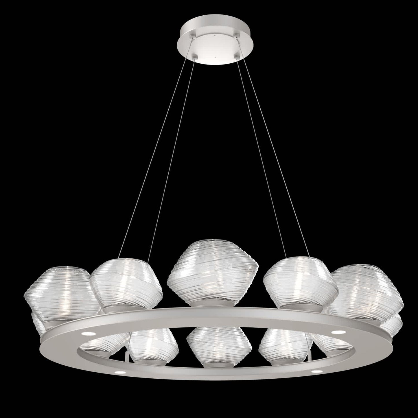 Mesa 16 Light 39" Wide LED Ring Chandelier - 3000K