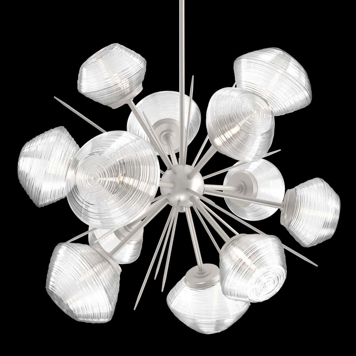 Mesa 12 Light 30" Wide LED Abstract Sputnik Chandelier - 2700K