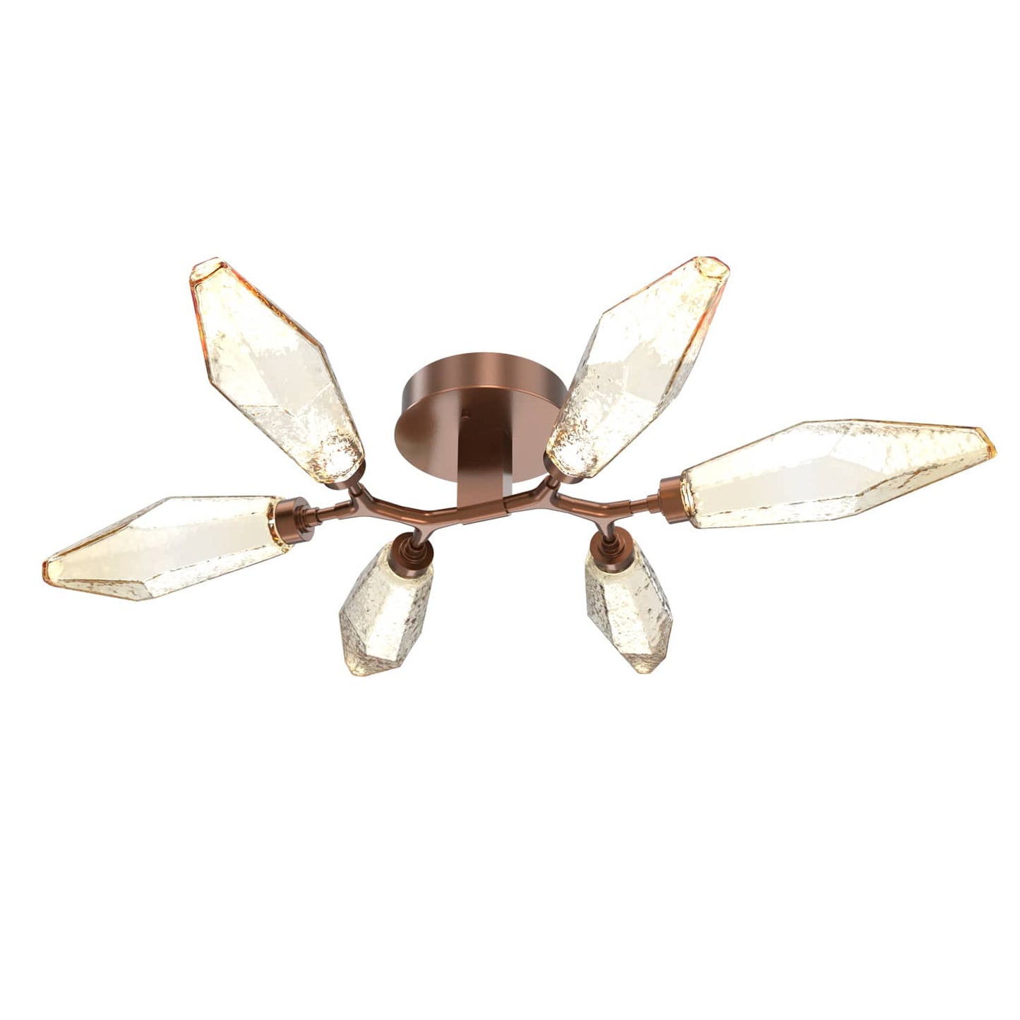 Rock Crystal 36" Wide LED Semi-Flush Ceiling Fixture