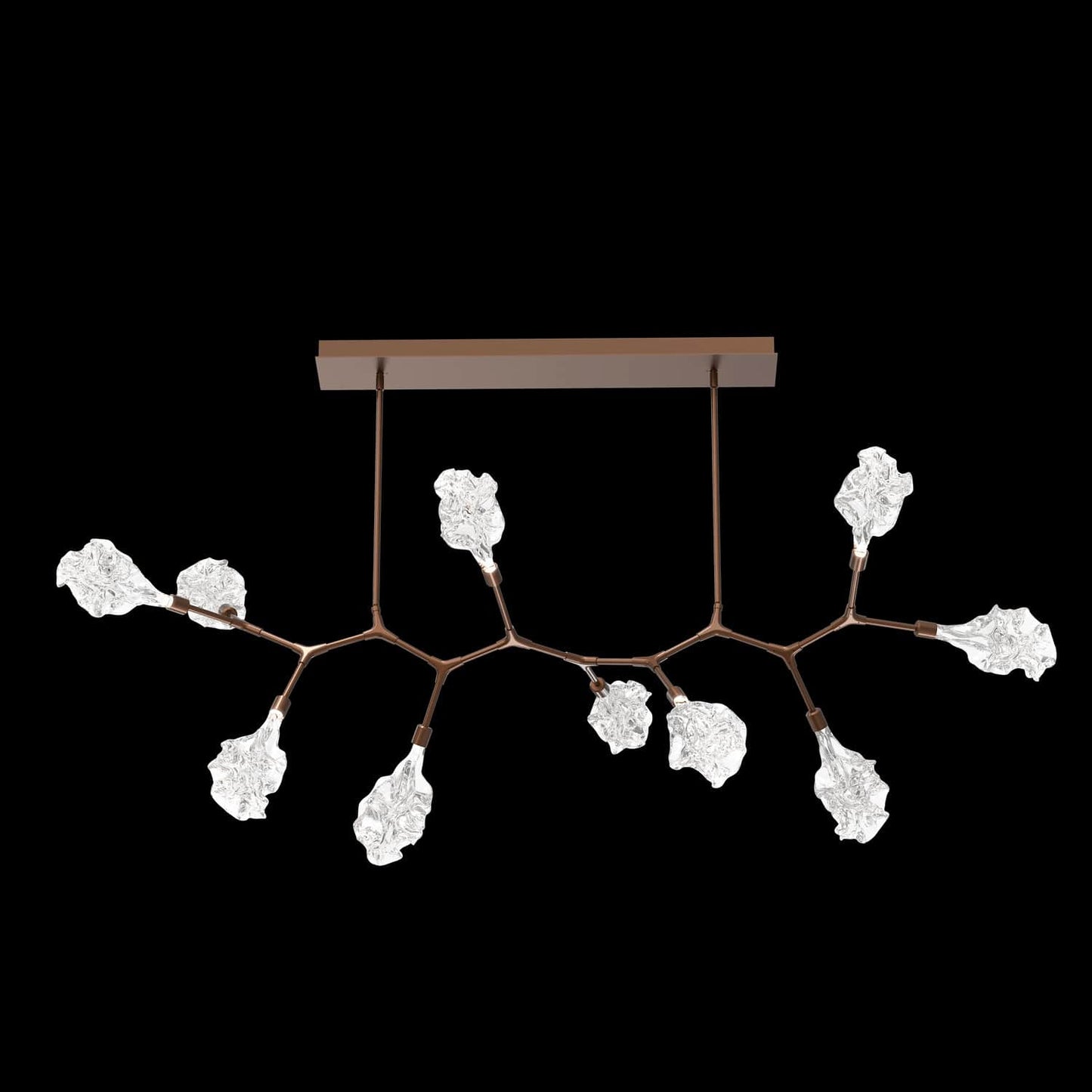 Blossom 10 Light 64" Wide LED Abstract Chandelier - 3000K