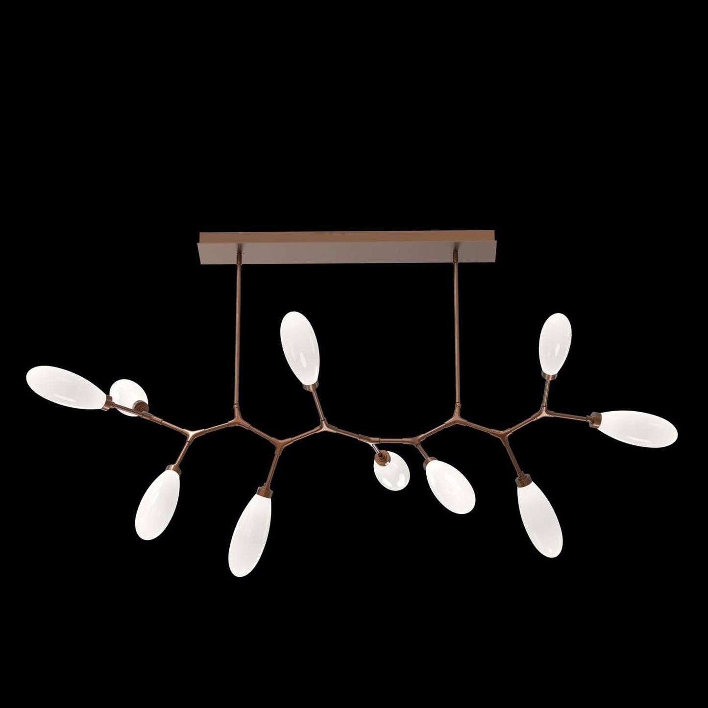 Fiori 10 Light 68" Wide LED Abstract Chandelier - 3000K